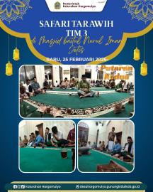 SAFARI TARAWIH TIM 3 PUTARAN KEDUA DI MASJID BAITUL NURUL IMAN JETIS